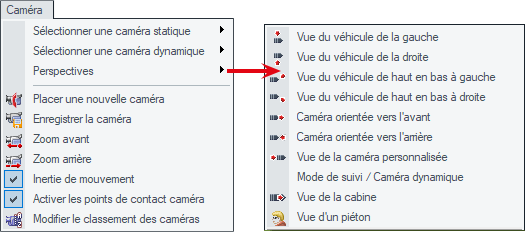 Image menu Caméras dans EEP