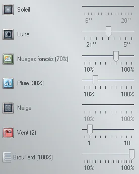 Option brouillard à 100 % dans EEP