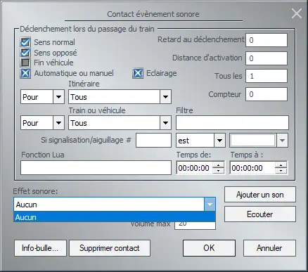 Image propriétés contact son dans EEP