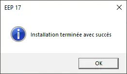 Installation nouveaux Modèles EEP terminée