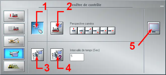 Image panneau caméra fenêtre de contrôle EEP