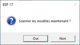 EEP - Start Scan des nouveaux Modèles 