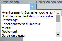 Image type de sons différents des Modèles EEP