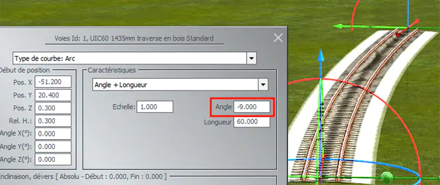 Image Arc angle -9° dans l'éditeur des voies EEP