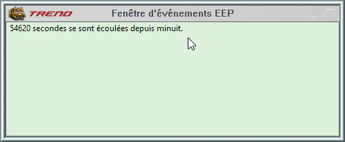 Exécution correcte du code Lua EEPTime dans EEP