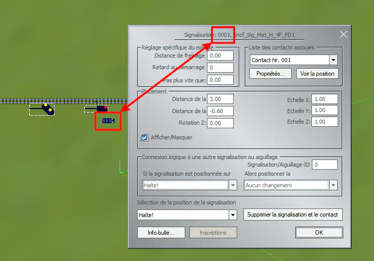 Id d'un signal pour fonction Lua EEPSetSignal() dans EEP