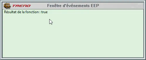 Exécution correcte du code Lua EEPSetTime() dans EEP