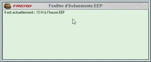 Exécution correcte du code Lua EEPTimeH dans EEP