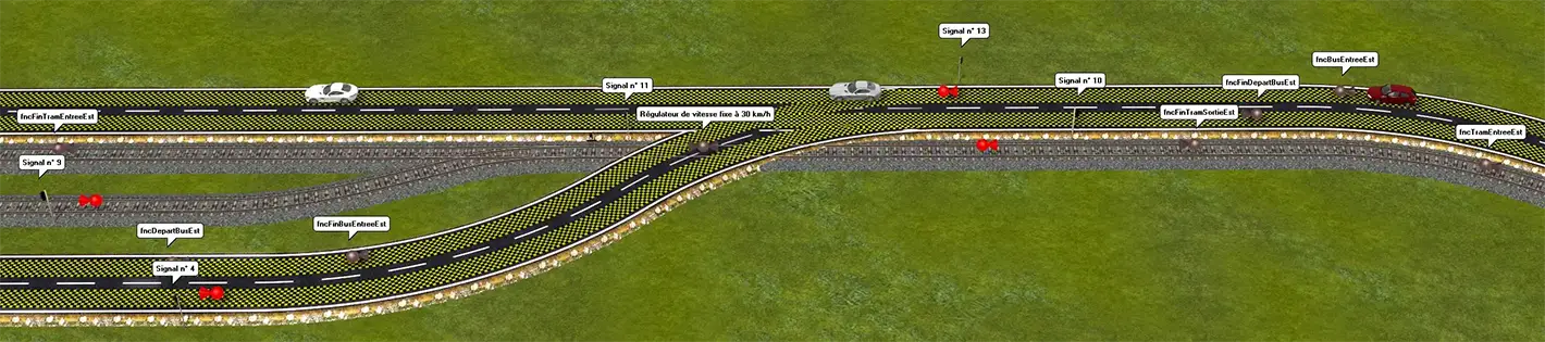 Tram Bus et Voitures avec Lua, figure 5