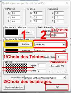 Fenètre d'importation dans Home Nost